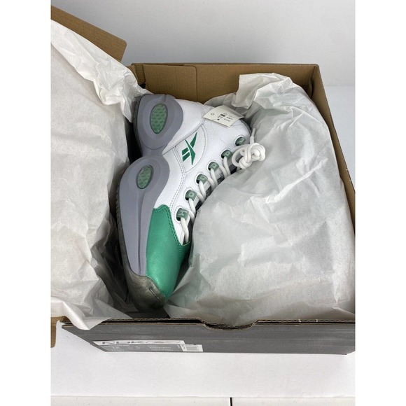 Reebok Question Mid \'Philadelphia‎ Eagles\' Green/White FZ3993 Men\'s sz. 12 main image 10
